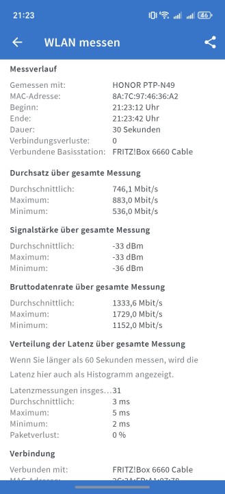 Honor Magic 7 Pro WLAN Test 1