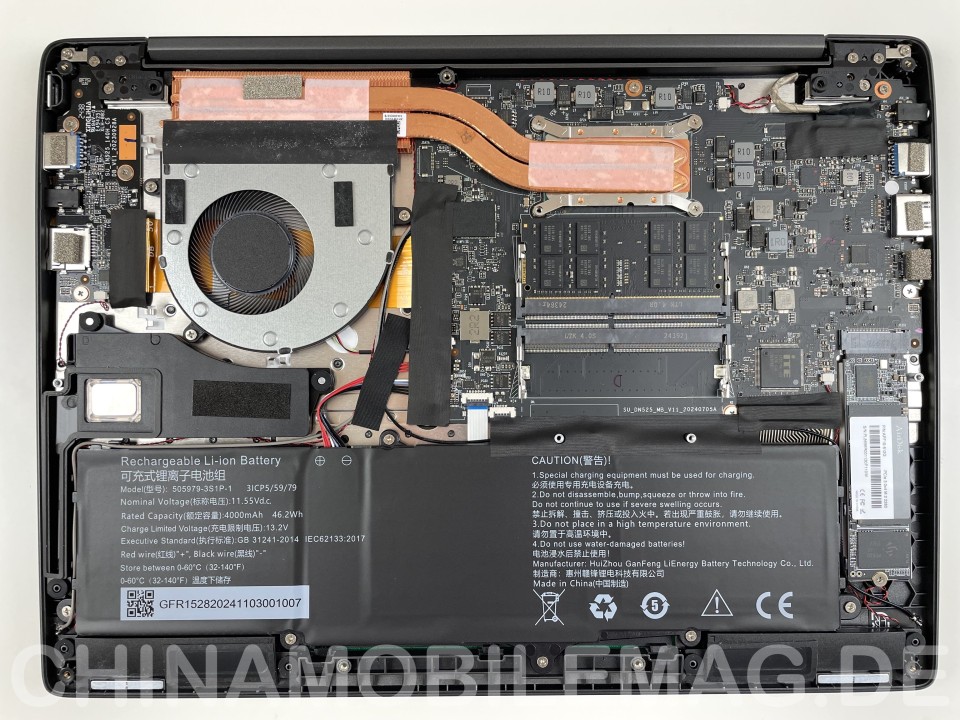 Chuwi CoreBook X 12450H Teardown
