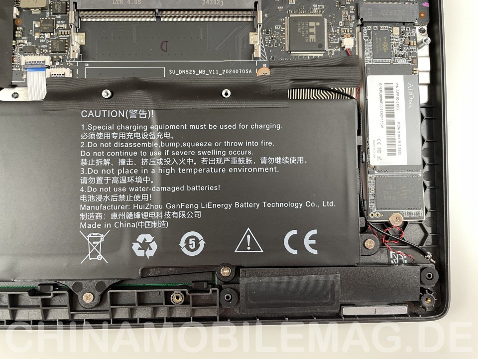Chuwi CoreBook X 12450H Teardown