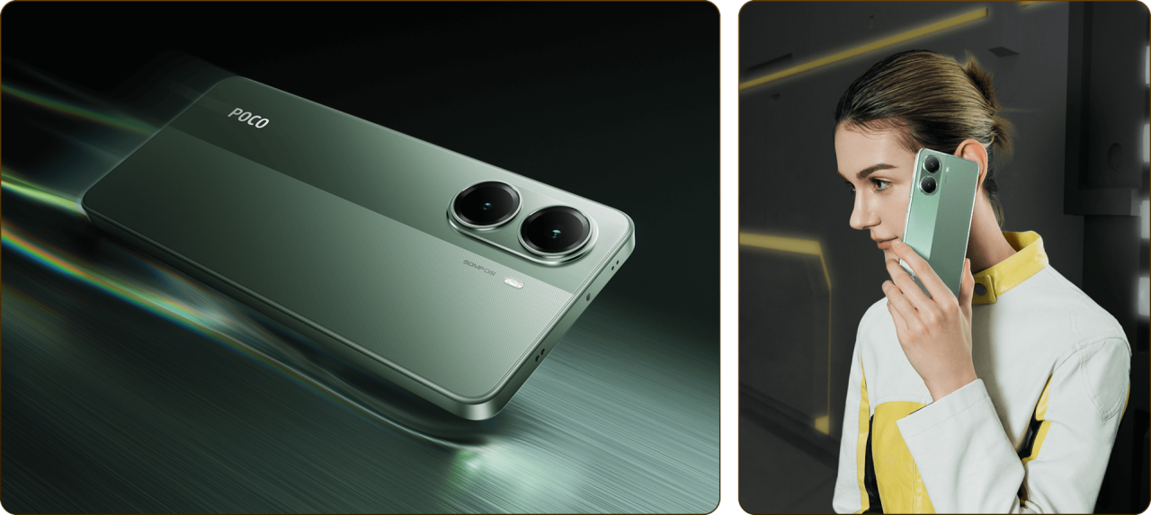 Poco X7 Pro Grün