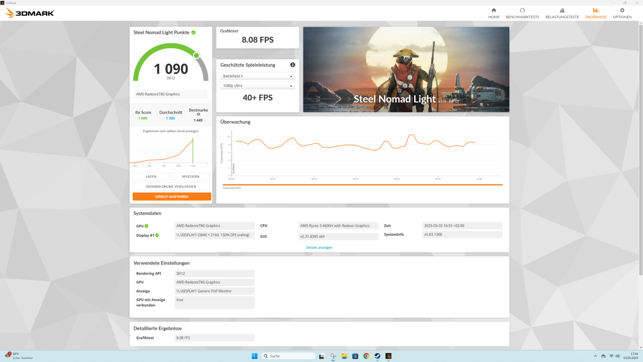 Chuwi UBox 3DMark