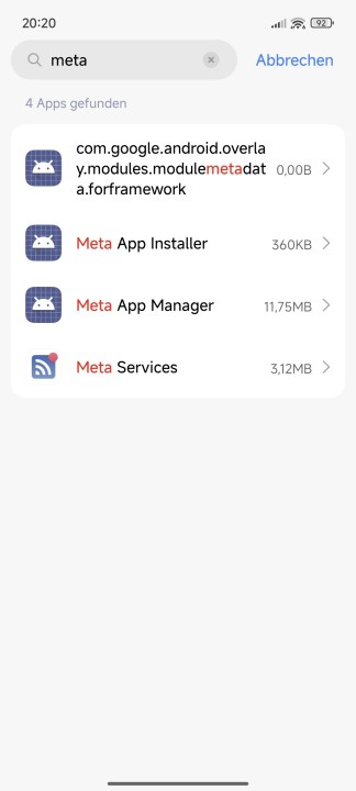 Xiaomi 15 Ultra Meta Facebook Dienste