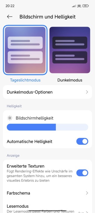 Xiaomi 15 Ultra Display Einstellungen