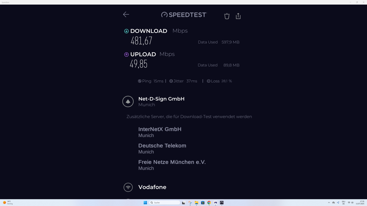 Chuwi AuBox WLAN Test neben Router