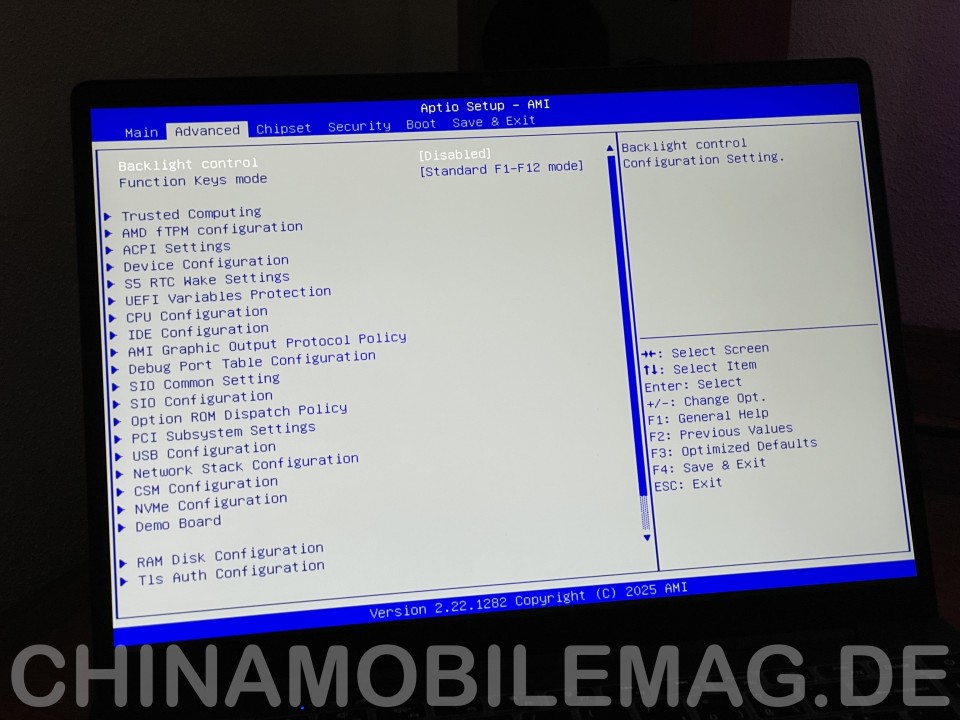 Chuwi CoreBook X 7430U BIOS UEFI