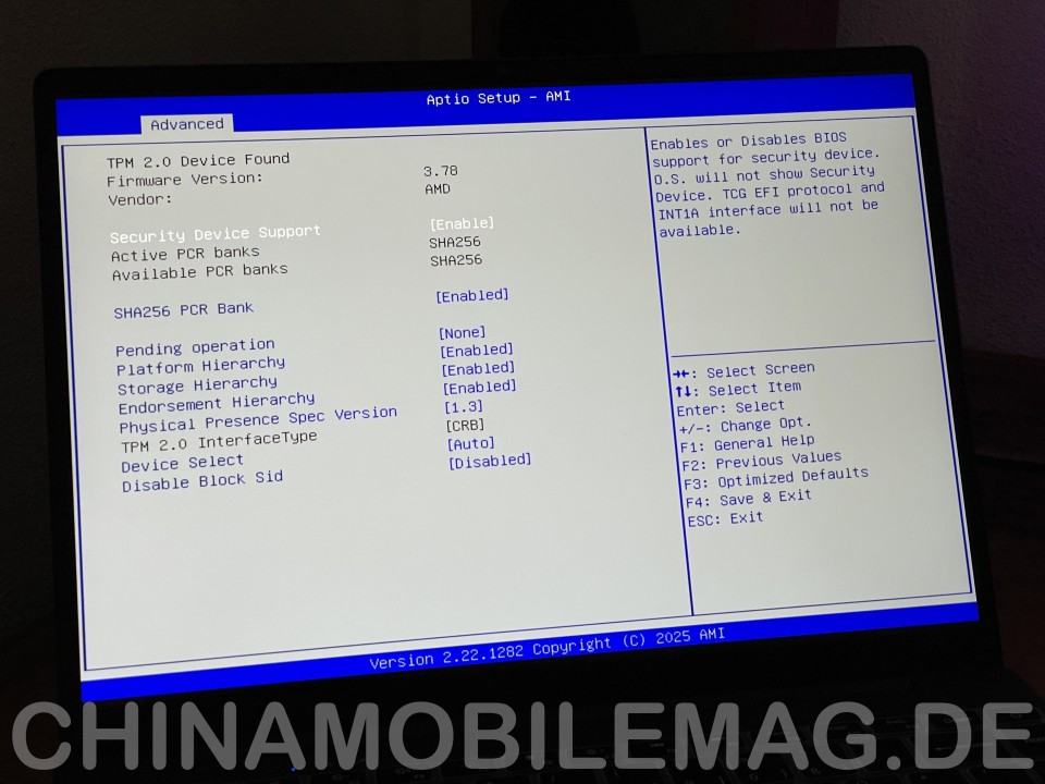 Chuwi CoreBook X 7430U BIOS UEFI