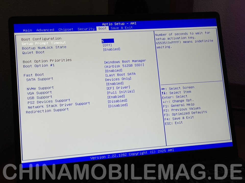 Chuwi CoreBook X 7430U BIOS UEFI