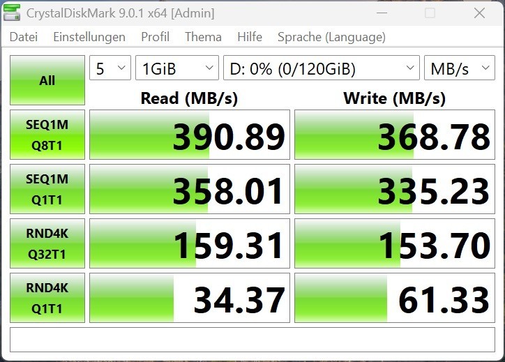 Chuwi CoreBook X 7430U USB-A Rechts
