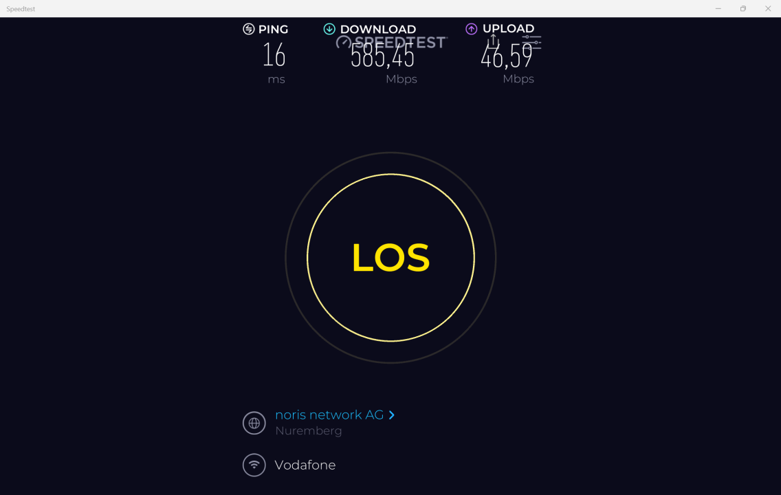 Chuwi CoreBook X 7430U WLAN Test neben Router