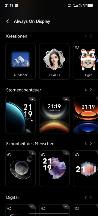 Vivo X200 Ultra Display Einstellungen