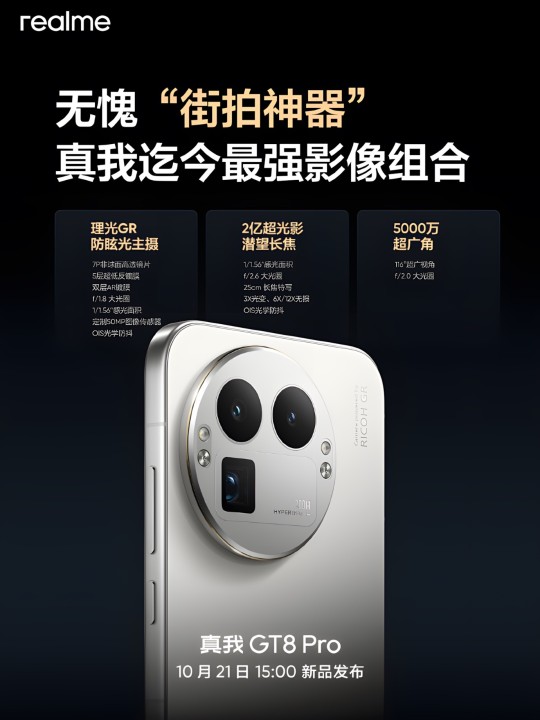 Realme GT8 Pro Kamera