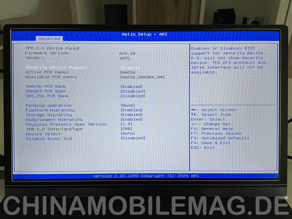 Minix Z150-0dB BIOS UEFI