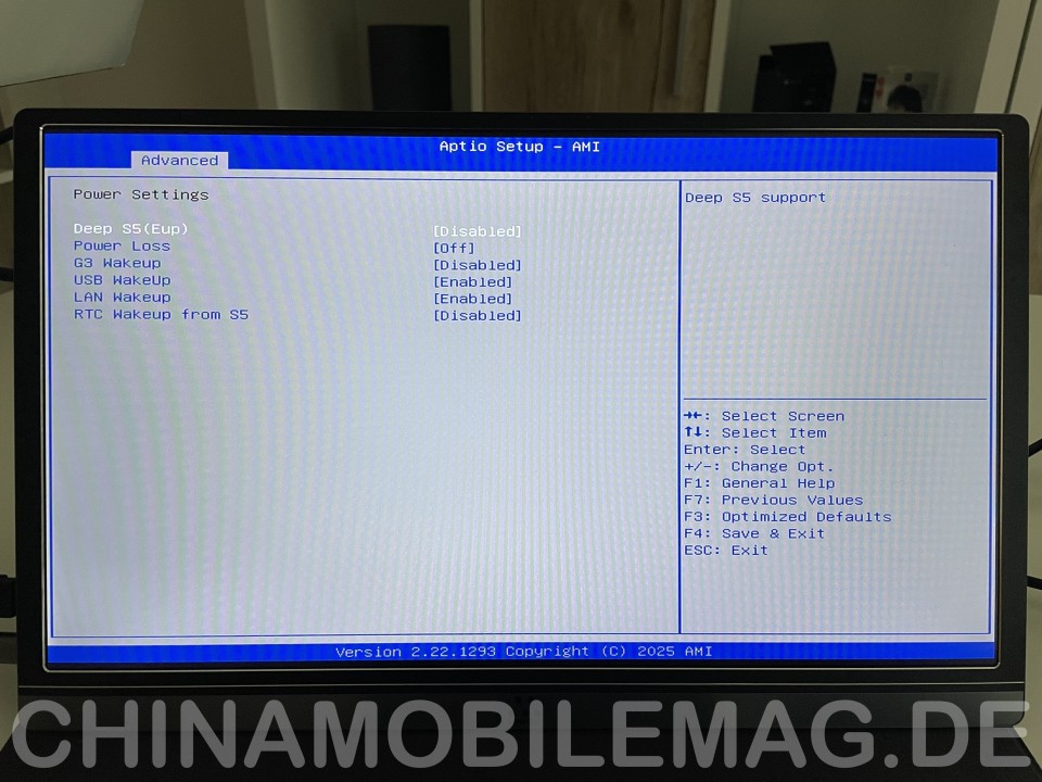 Minix Z150-0dB BIOS UEFI