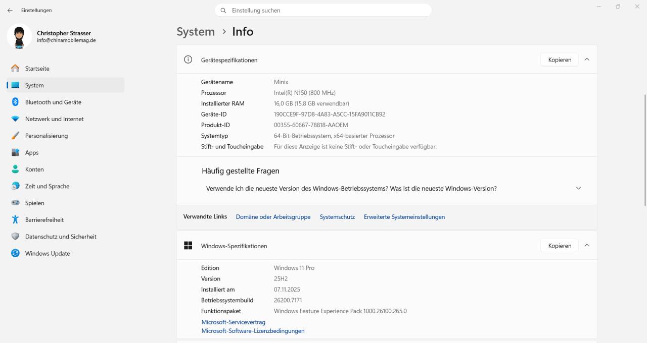 Minix Z150-0dB Windows Version