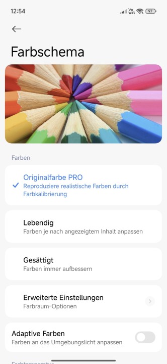 Xiaomi 15T Pro Display Einstellungen