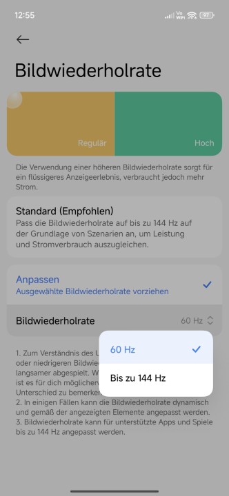 Xiaomi 15T Pro Display Einstellungen