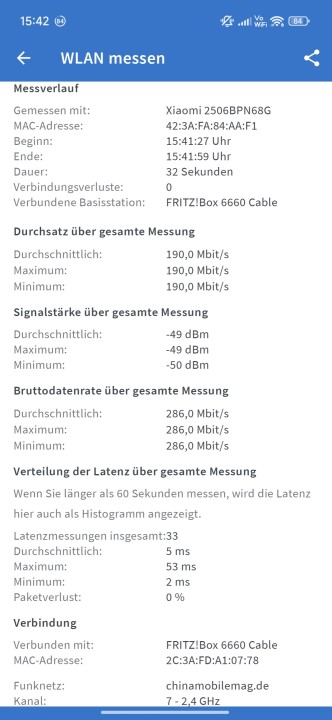 Xiaomi 15T Pro WLAN Test 2