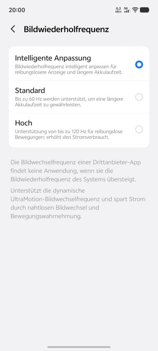Vivo X300 Pro Display Einstellungen