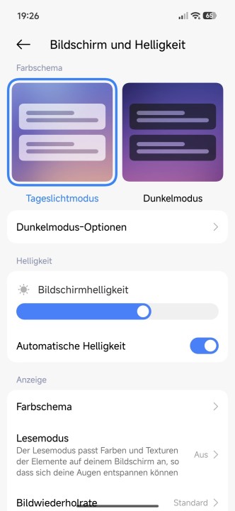Xiaomi 15T Display Einstellungen