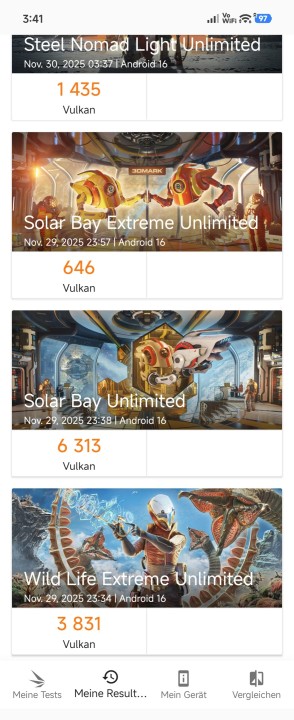 Xiaomi 15T 3DMark Benchmark