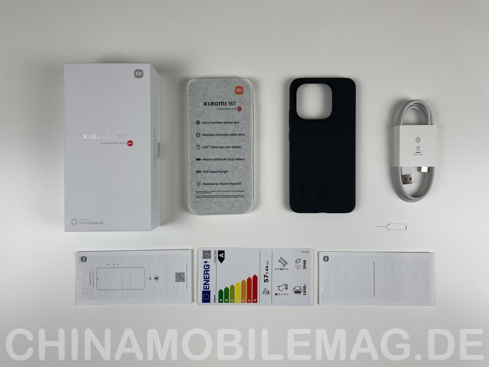 Xiaomi 15T Lieferumfang