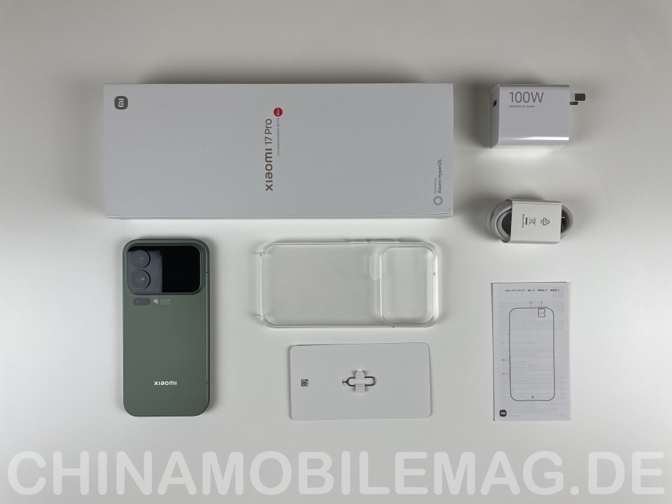 Xiaomi 17 Pro Lieferumfang