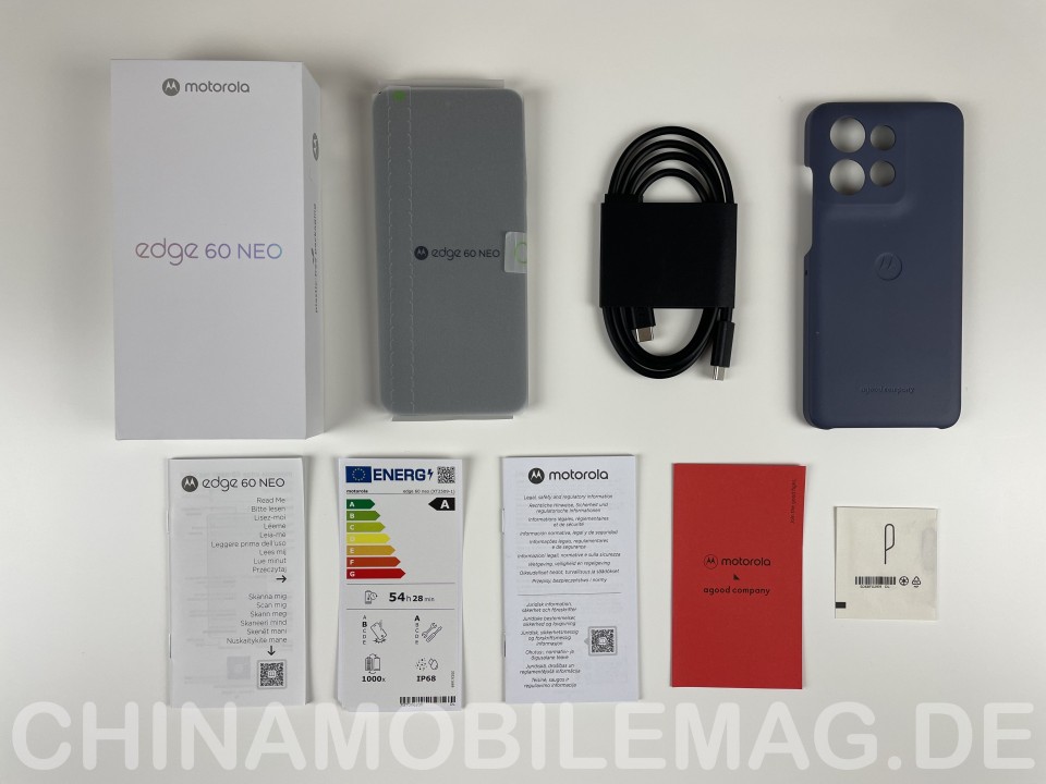 Motorola Edge 60 Neo Lieferumfang