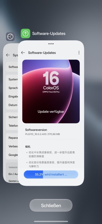 Oppo Find X9 Pro ColorOS 16 Software