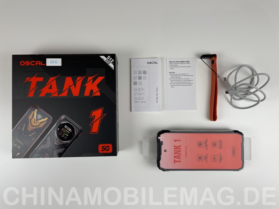 Oscal Tank 1 Lieferumfang