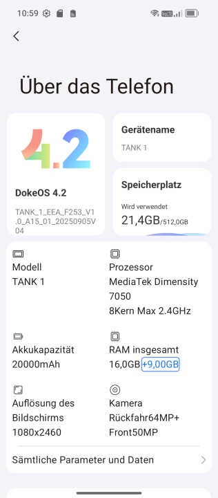 Oscal Tank 1 Software