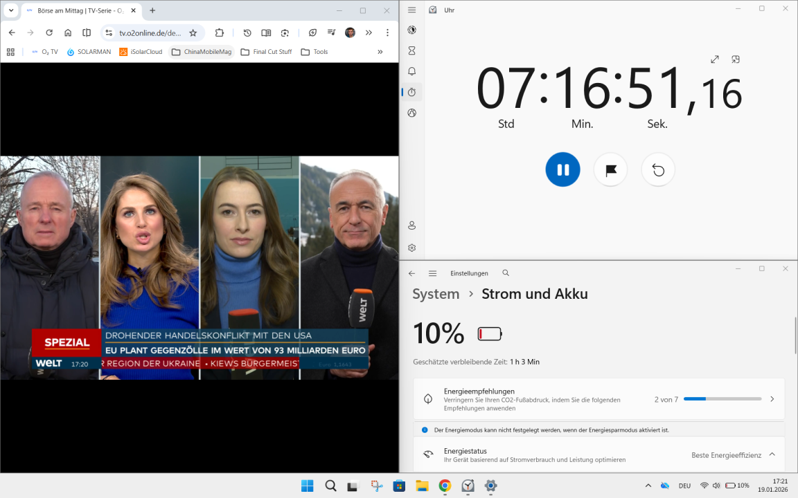 Chuwi CoreBook Air Akkulaufzeit