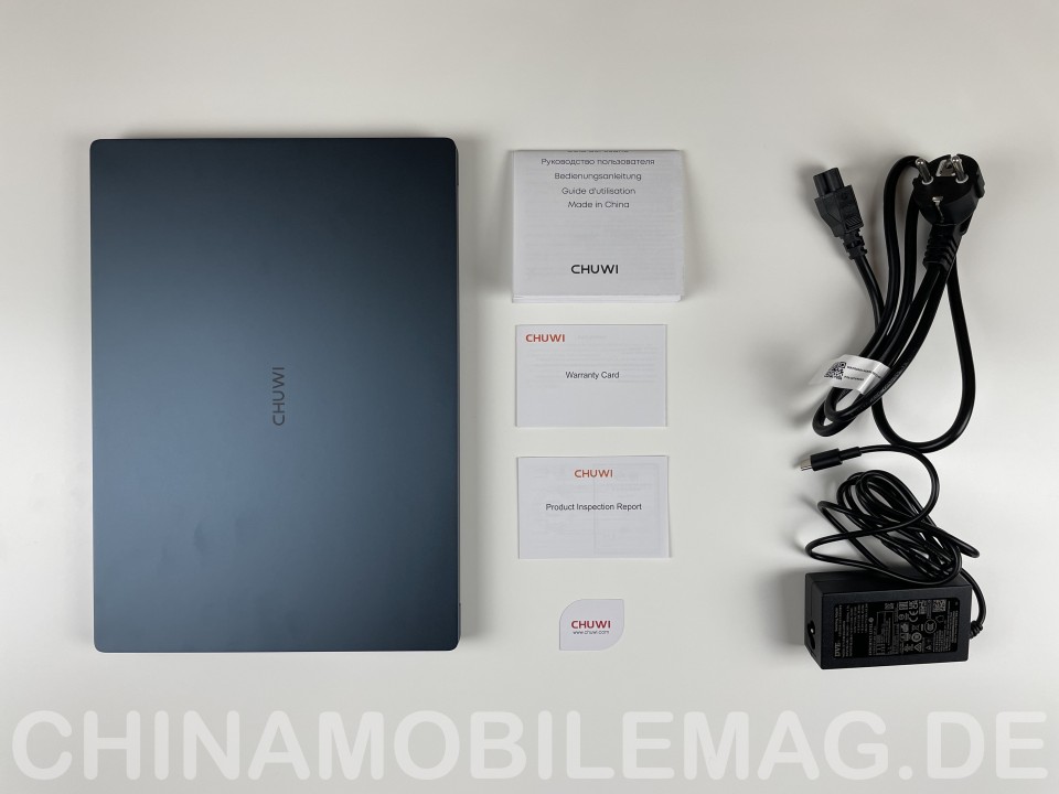 Chuwi CoreBook Air Lieferumfang
