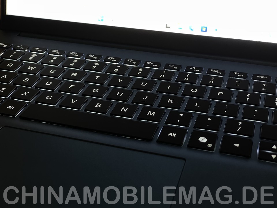 Chuwi CoreBook Air Tastatur Beleuchtung