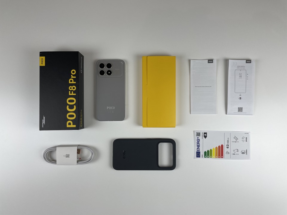 Poco F8 Pro Lieferumfang
