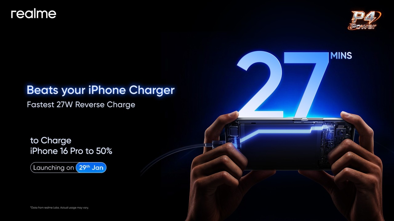 Realme P4 Power Teaser