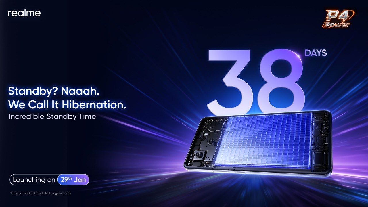 Realme P4 Power Teaser