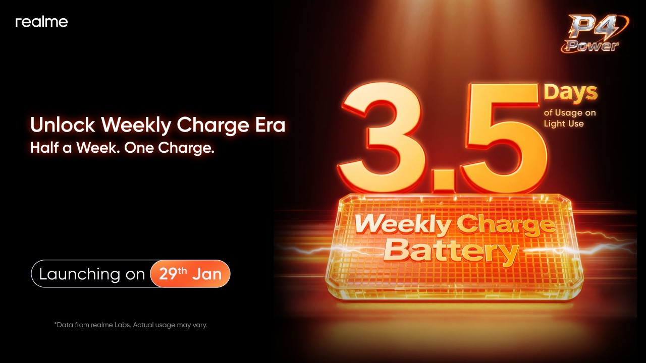 Realme P4 Power Teaser