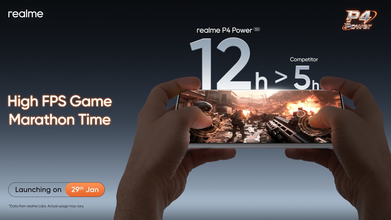 Realme P4 Power Teaser