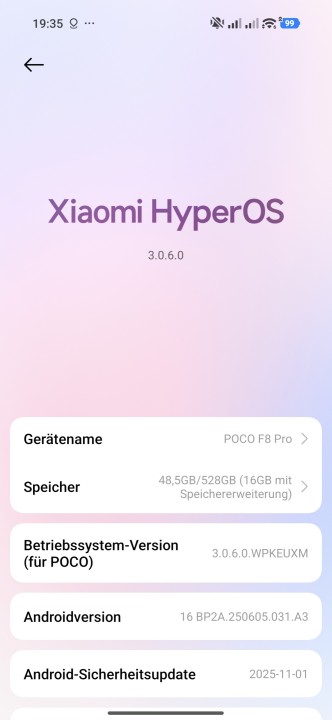 Poco F8 Pro Software