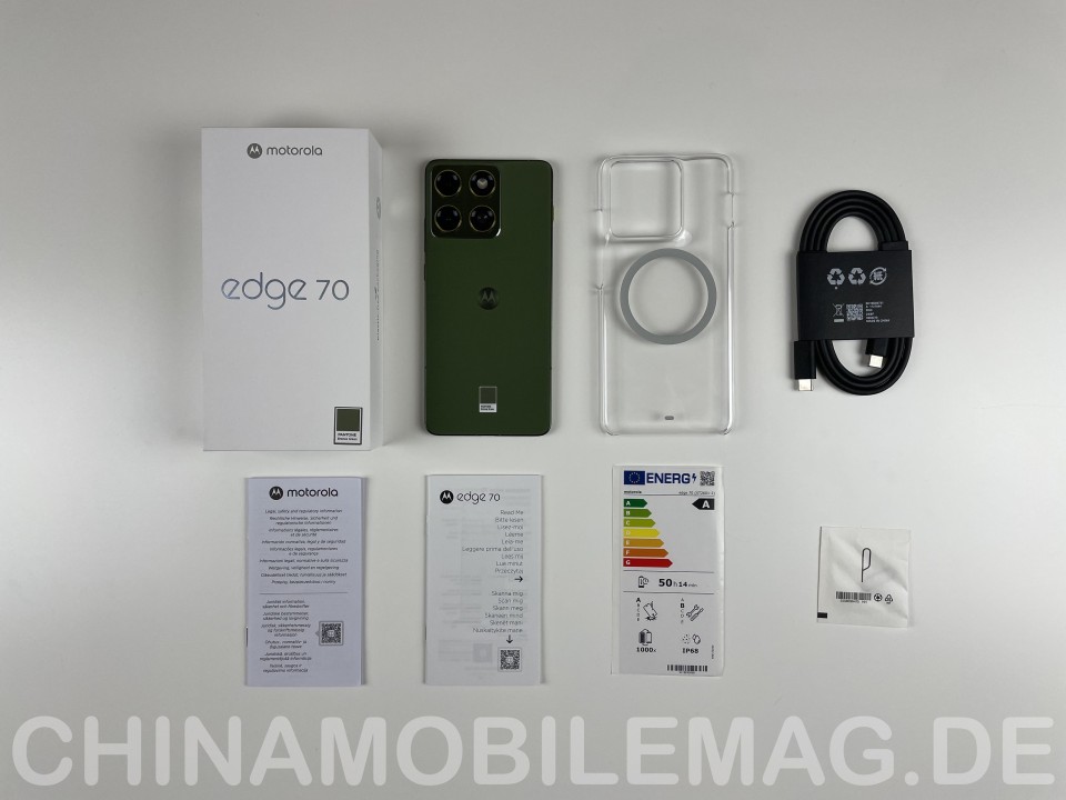 Motorola Edge 70 Lieferumfang