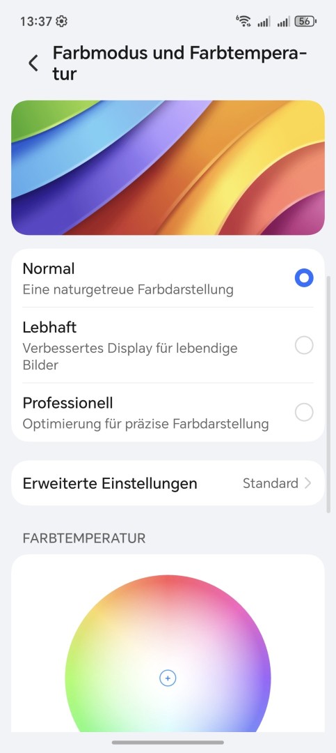 Honor Magic 8 Pro Display Einstellungen