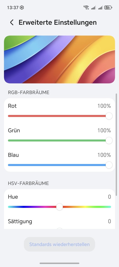 Honor Magic 8 Pro Display Einstellungen