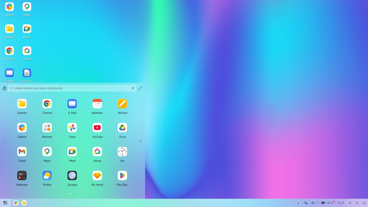 Honor Magic 8 Pro Desktop Modus