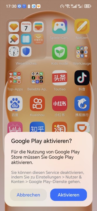 Honor Magic 8 Pro Air Google Dienste
