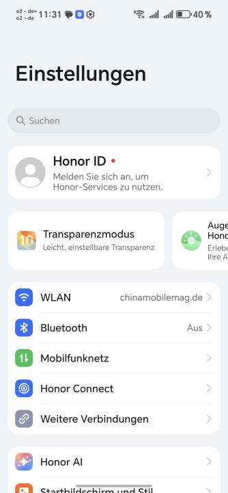 Honor 600 Software