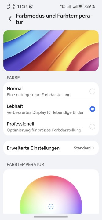 Honor 600 Display Einstellungen