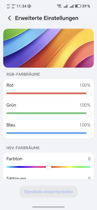 Honor 600 Display Einstellungen