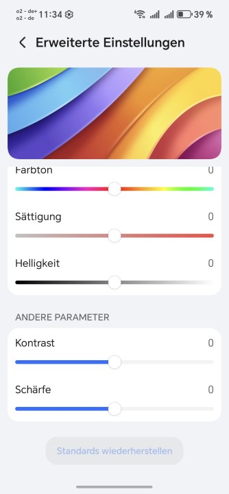 Honor 600 Display Einstellungen