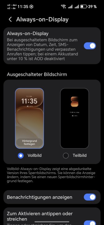 Honor 600 Display Einstellungen