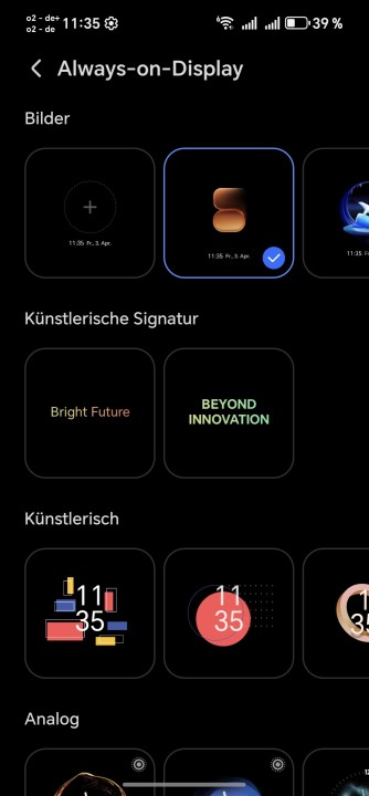 Honor 600 Display Einstellungen